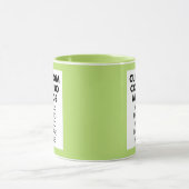 Lime 4:6 Bilderrahmen 2 x Foto Custom Combo Tasse (Zentrum)
