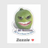 Lime and Lemon Zester Aufkleber (Blatt)