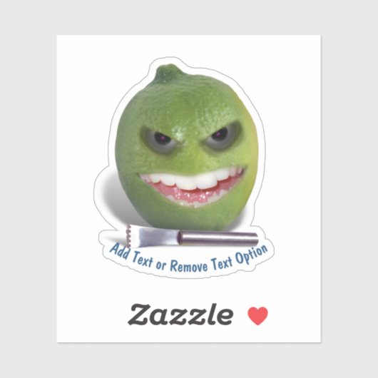 Lime and Lemon Zester Aufkleber (Blatt)