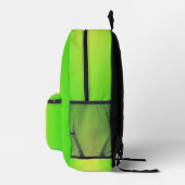 Lime Bedruckter Rucksack (Rechts)