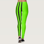 Lime & Black Jester Leggings (Rückseite)