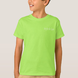 Lime Boys T-Shirt mit personalisiertem Markennamen