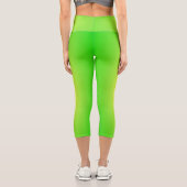 Lime Capri Leggings (Rückseite)