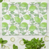 Lime Druck Geschirrtuch (Gefaltet)