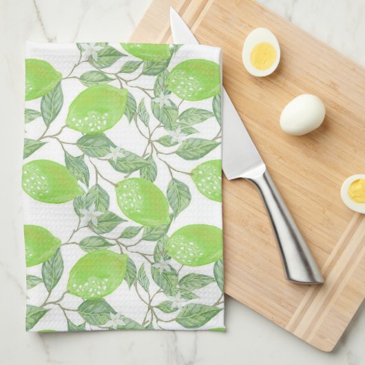 Lime Druck Geschirrtuch (Viertel Falte)