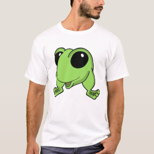Lime Frosch Cartoon Cheer T-Shirt
