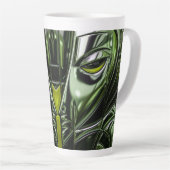 Lime Glow Metallkunst Milchtasse (Rechte Ecke)