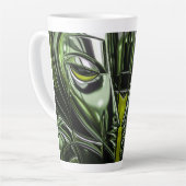 Lime Glow Metallkunst Milchtasse (Linke Ecke)