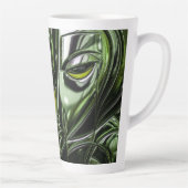 Lime Glow Metallkunst Milchtasse (Rechts)