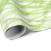 Lime Green Abstract Birthday Geschenkpapier (Rolleneckpunkt)