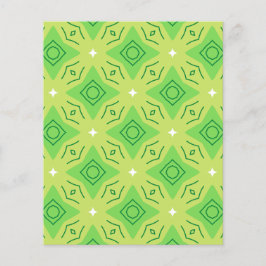 Lime Green Abstrakt Pattern 12.0 Scrapbook Paper