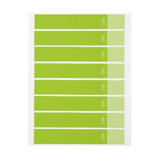 Lime Green BEHALT CALM und Ihr Creative Text (Bogen)