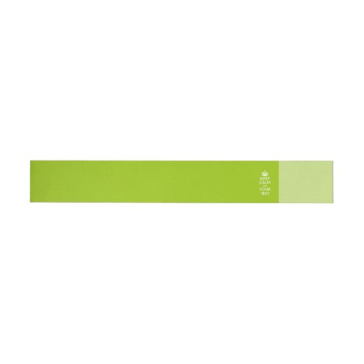 Lime Green BEHALT CALM und Ihr Creative Text (Person)