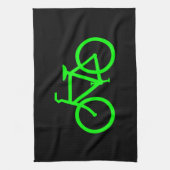 Lime Green Bike Handtuch (Vertikal)