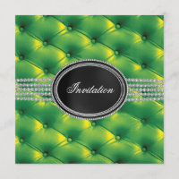 Lime Green Black Diamond Black Krawatte Party