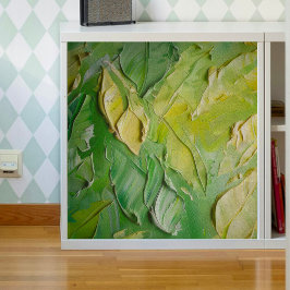 Lime Green Blätter Textured Decoupage Tissue Paper Seidenpapier