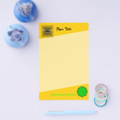 Lime Green Blume Ribbon von Kenneth Yoncich Flyer (Einzeln)