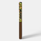 Lime Green & Brown Cheetah Print Phone Case (Rückseite / Links)