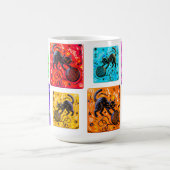 Lime Green Cat Yarn Kaffeetasse (Mittel)