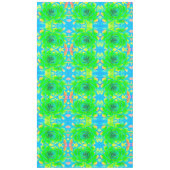 Lime Green Chartreuse Succulent Sedum Rosette Tischdecke (Vorderseite)