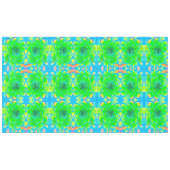 Lime Green Chartreuse Succulent Sedum Rosette Tischdecke (Vorderseite (Horizontal))