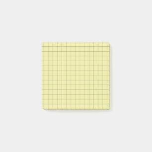 Lime Green Checkered Pattern Vibrant Grid Design Post-it Klebezettel