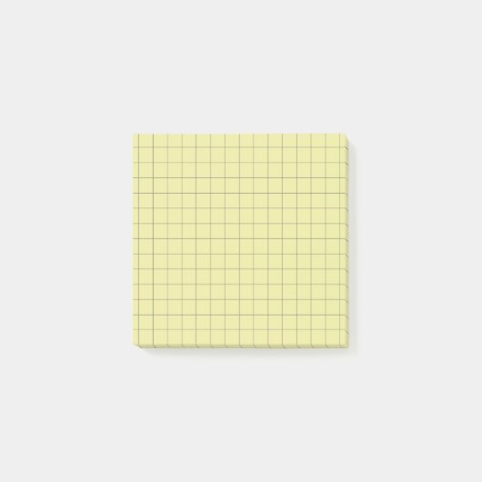 Lime Green Checkered Pattern Vibrant Grid Design Post-it Klebezettel (Vorderseite)