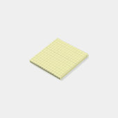 Lime Green Checkered Pattern Vibrant Grid Design Post-it Klebezettel (angewinkelt)
