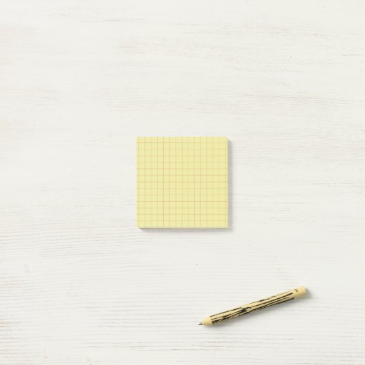 Lime Green Checkered Pattern Vibrant Grid Design Post-it Klebezettel (Auf Schreibtisch)