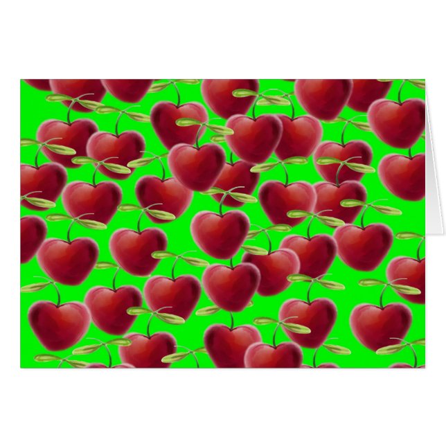 Lime Green Cherry Splash (Vorderseite (Horizontal))