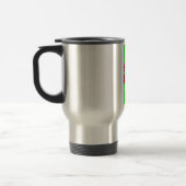 Lime Green Cherry Splash Reisebecher (Links)