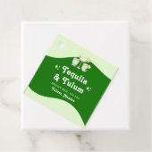 Lime Green Citrus Tequila & Tulum Bachelorette Geschenkanhänger (Beispiel)