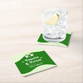 Lime Green Citrus Tequila & Tulum Bachelorette Rechteckiger Pappuntersetzer (Vor Ort)
