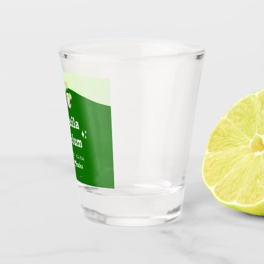 Lime Green Citrus Tequila & Tulum Bachelorette Schnapsglas (Rechts)