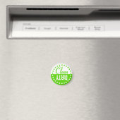 Lime Green Clean and Dirty Disshwasher Magnet (In Situ (Geschirrspüler))