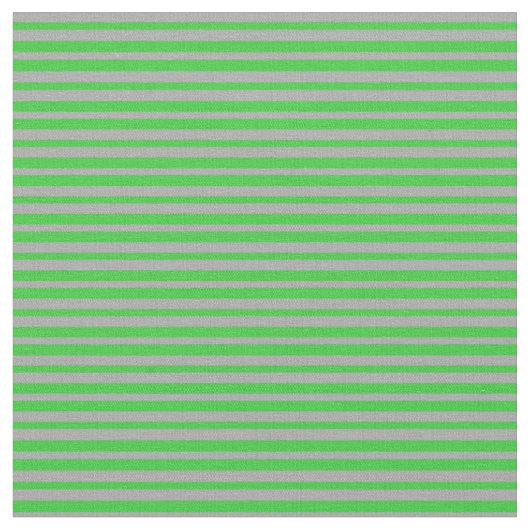 Lime Green & Dark Grau Linien/Streifen Muster Stoff (Nahaufnahme)