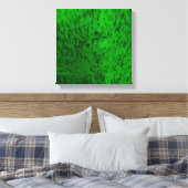 Lime Green Earthenware Leinwanddruck (Insitu (Schlafzimmer))