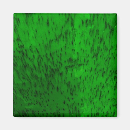 Lime Green Earthenware Magnet (Vorne)