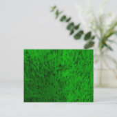 Lime Green Earthenware Postkarte (Stehend Vorderseite)