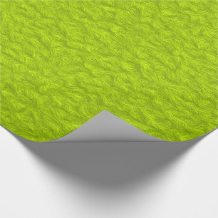 Lime Green Fore Look Design Geschenkpapier