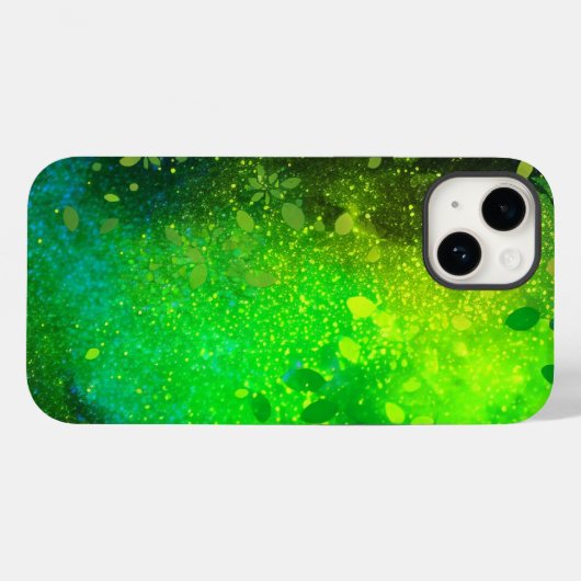 Lime Green Forest Glitzer iPhone Mate Tough Case (Rückseite (Horizontal))