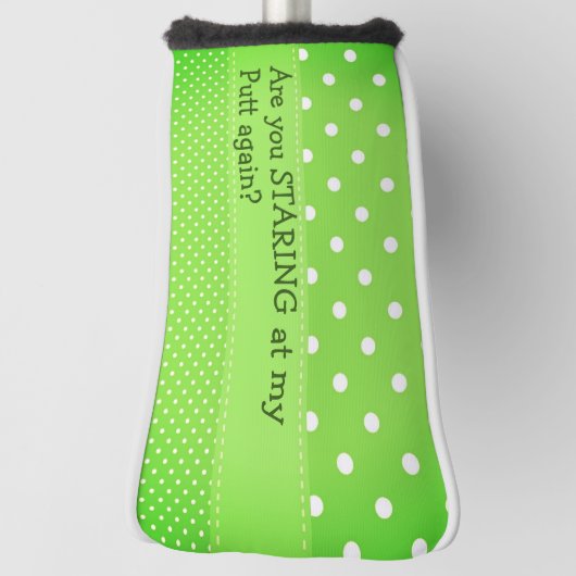 Lime Green Funny Golf Headcover (Rotieren 90)