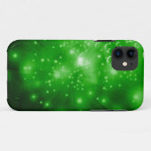 Lime Green Galaxy Burst Case-Mate iPhone Hülle (Rückseite (Horizontal))