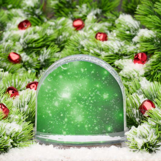 Lime Green Galaxy Burst Schneekugeln (Weihnachten)