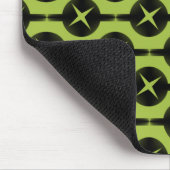 Lime Green gelegentlich Circles Mousepad (Ecke)