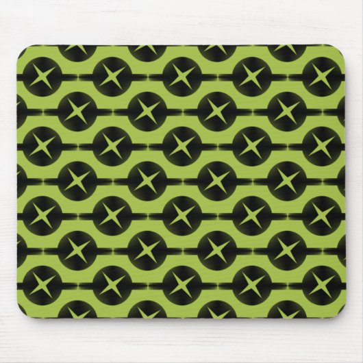 Lime Green gelegentlich Circles Mousepad (Vorne)