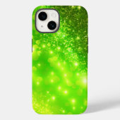 Lime Green Glitzer iPhone/iPad Mate Tough Case (Rückseite)