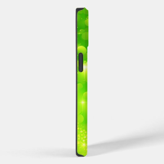 Lime Green Glitzer iPhone/iPad Mate Tough Case (Rückseite / Rechts)