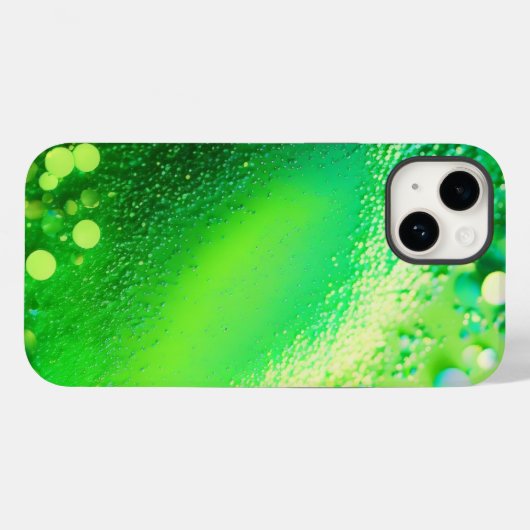 Lime Green Glitzer iPhone Mate Tough Case (Rückseite (Horizontal))