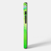 Lime Green Glitzer iPhone Mate Tough Case (Rückseite / Links)